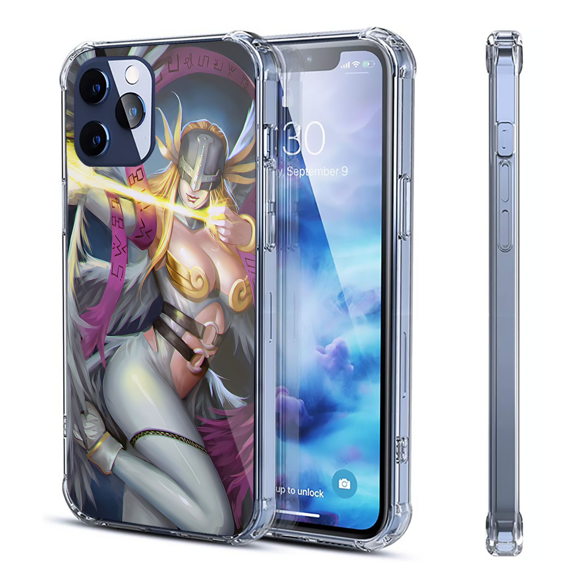 （画像用） Digimon デジタルモンスター/デジモン 【iPhone 12シリーズ対応】透明スマホケース（クリアソフトケース）